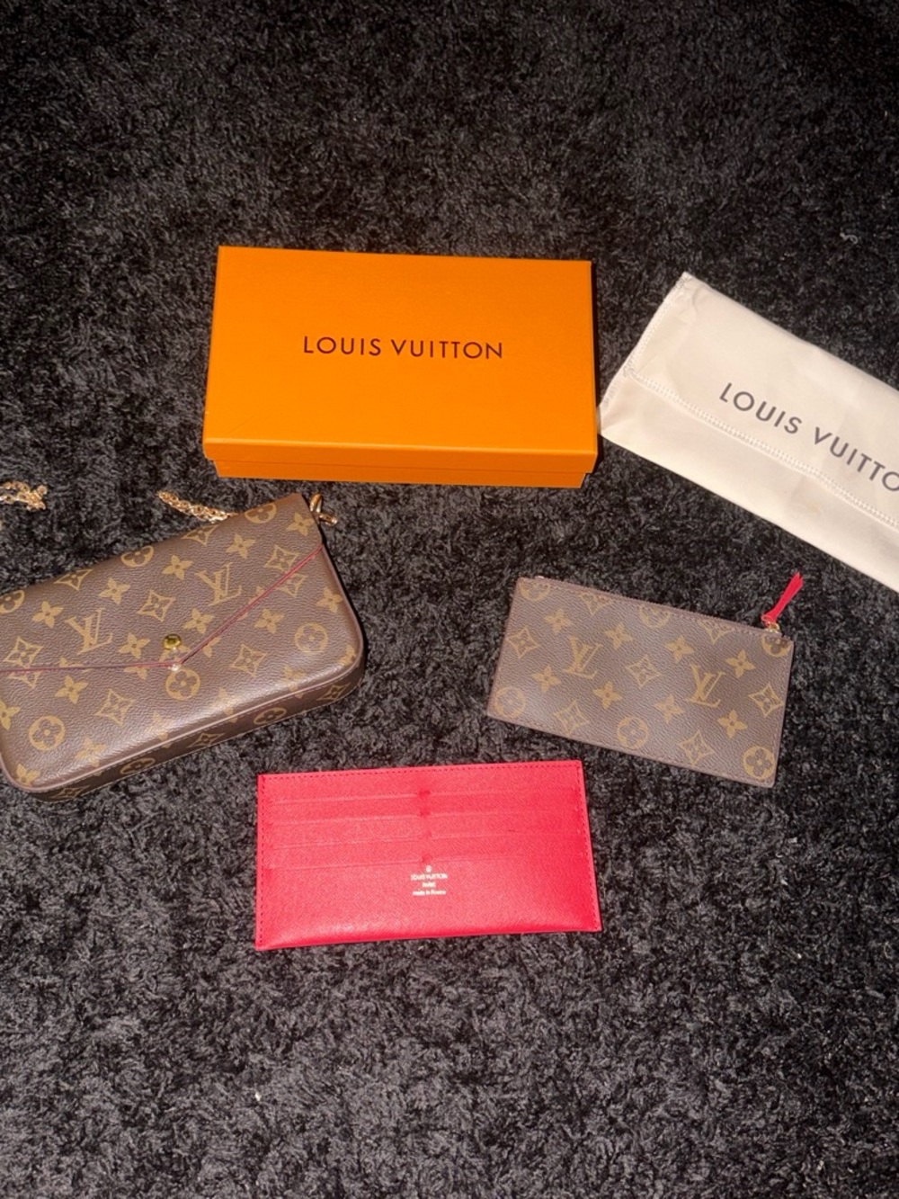 Louis Vuitton Monogram Crossbody Purse.